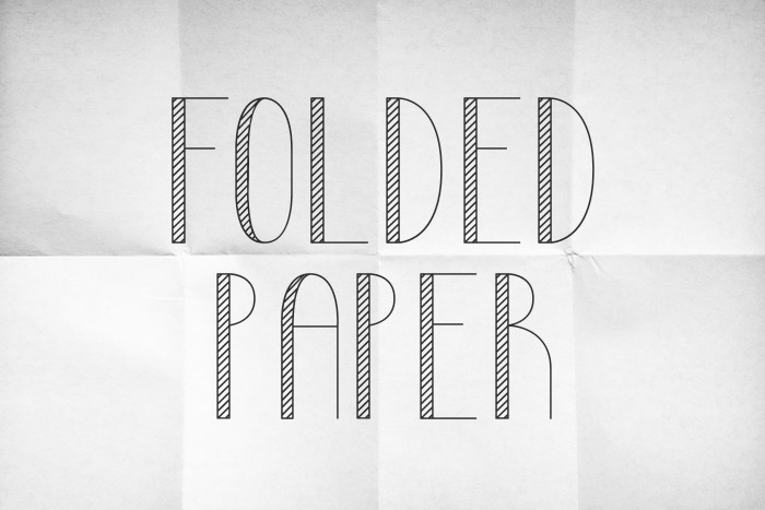 High Resolution Folded Paper Texture