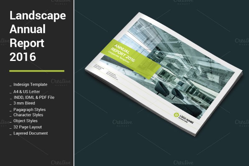 landscape-annual-report-template