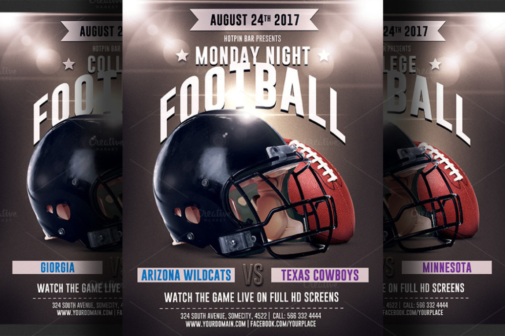 american-football-game-flyer-templates