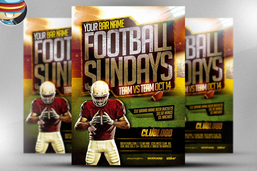 football-sundays-flyer-template