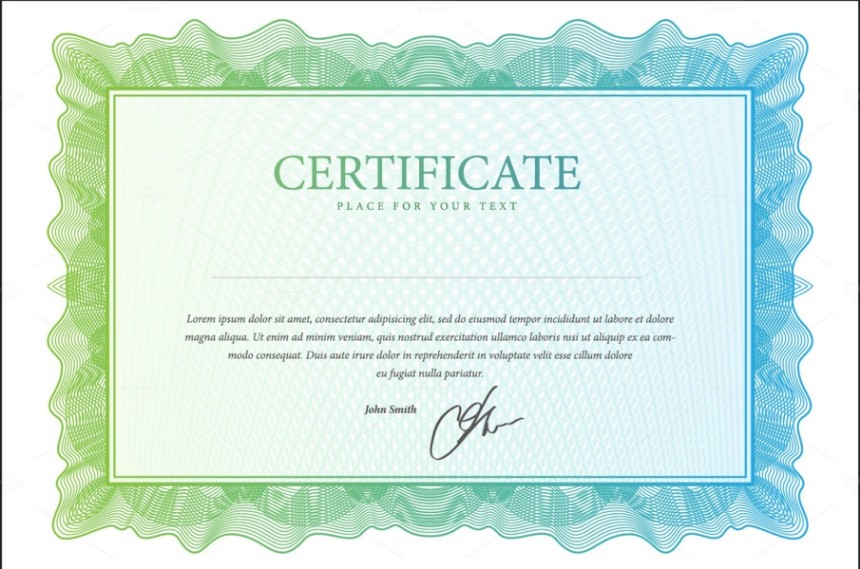 Certificate Template Indesign Free Printable Templates 4287