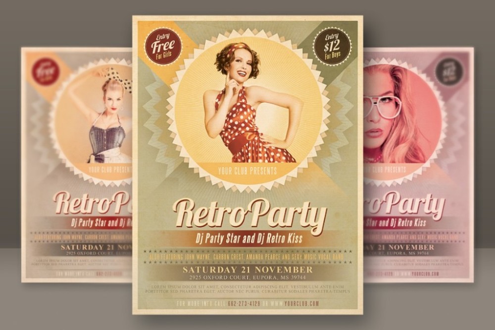 layered-retro-flyer-template