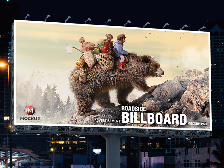 Download 20+ Free Billboard Mockup PSD download for Branding ...