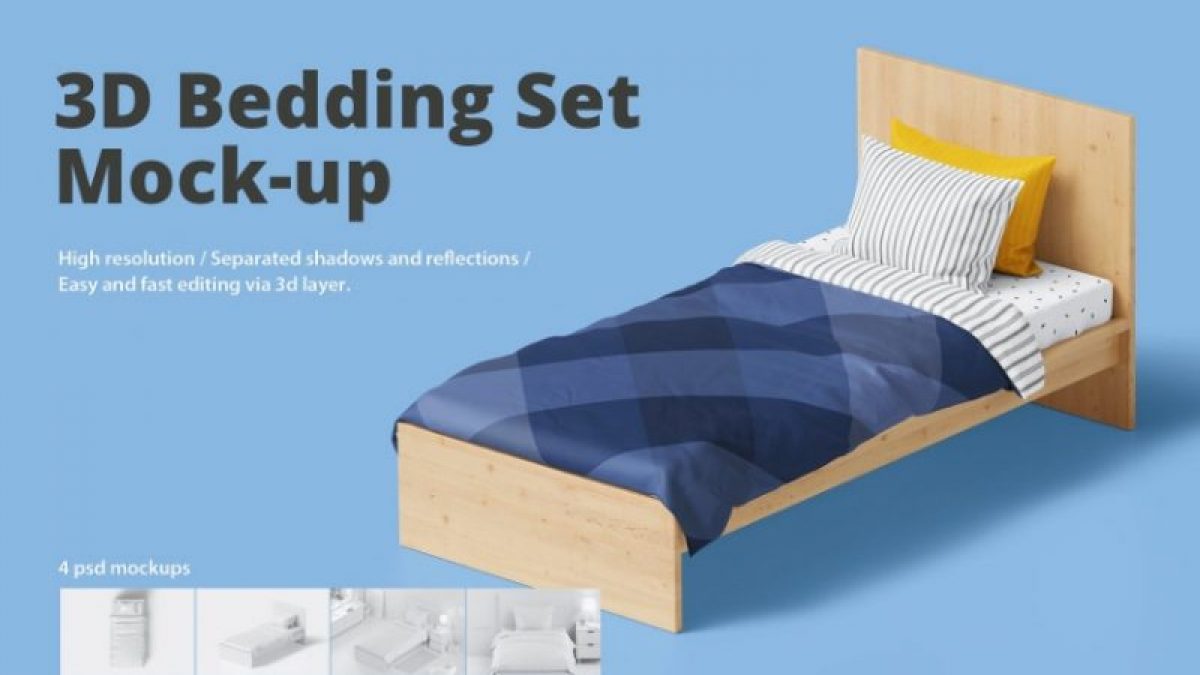 Download 21 Bed Mockup Psd For Design Presentation Graphic Cloud