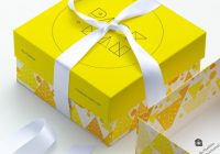 Big Gift Box Mockup