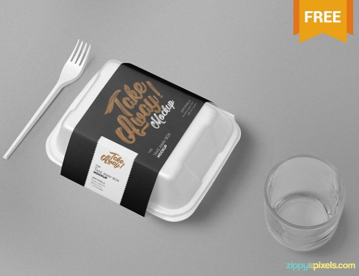 45+ Free Food Box Mockup PSD for Branding