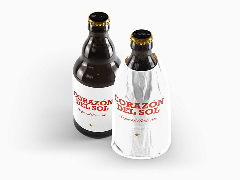20+ Bottle Label Mockup PSD Free Download - Graphic Cloud