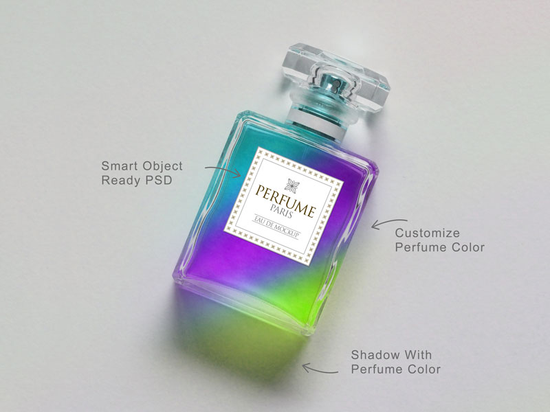 Free Scent Bottle Mockup