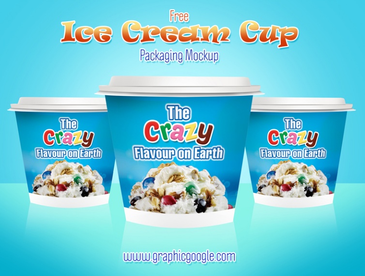 Ice Cream Packaging Mockup