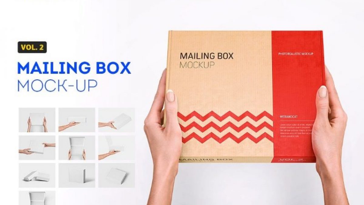 Download 9 Mailing Box Mockup Psd Free Premium Graphic Cloud
