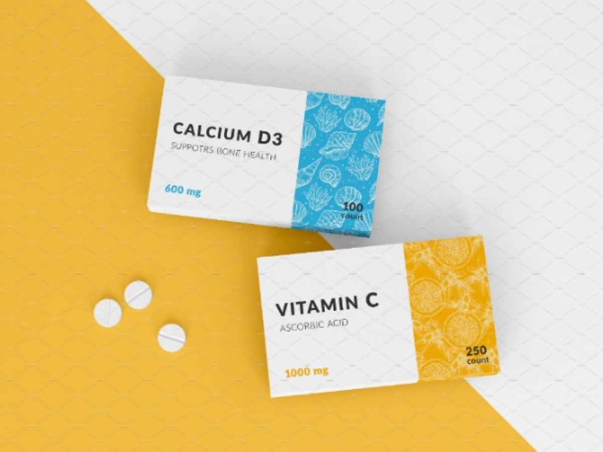 Download Booklet: Medicine Packaging Mockup Free