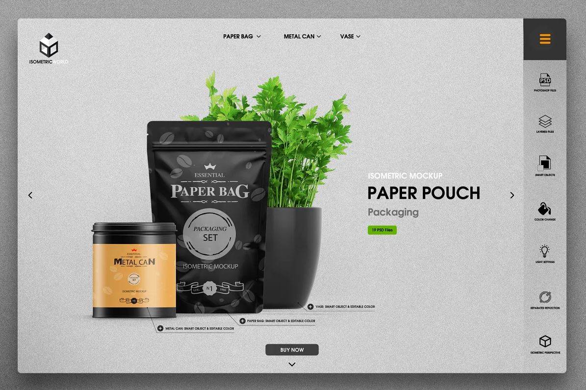 Paper Pouch Mockup