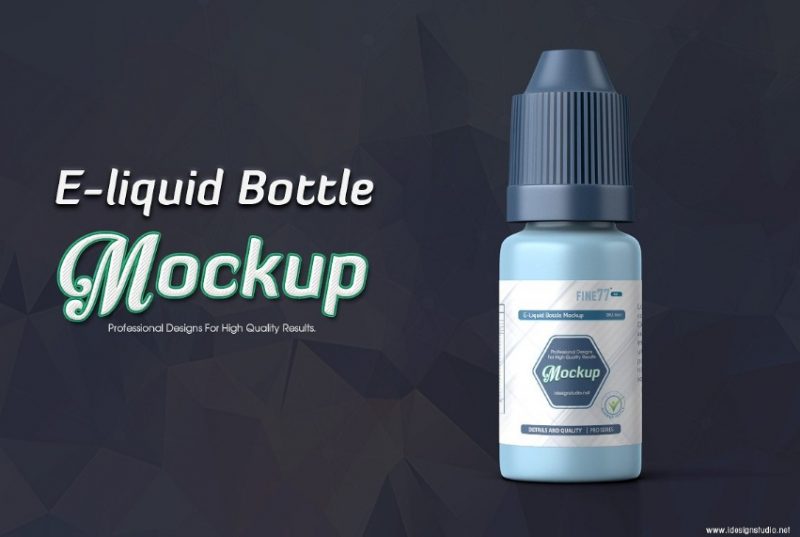 Professional E Liquid Bottle Mockup