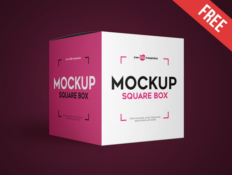 24+ Square Box Mockup PSD Free Download (2020) - Graphic Cloud