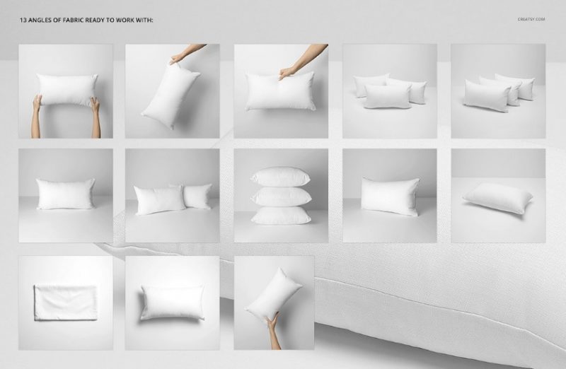 Rectangular Pillow Mockup PSD