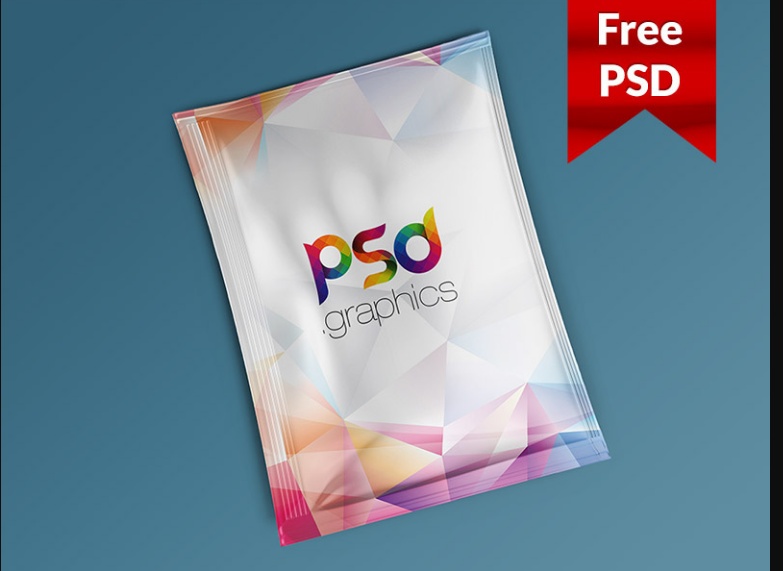 Sachet Packaging Mockup PSD Free