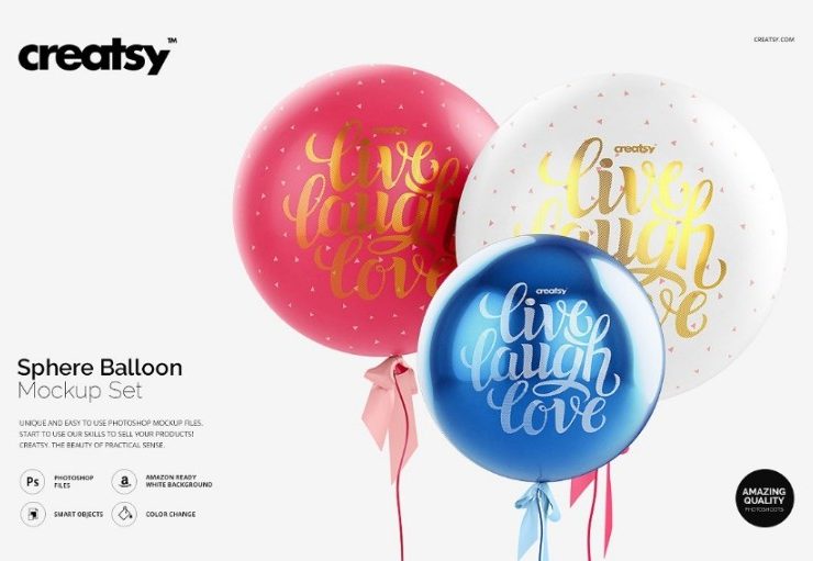 17+ Balloon Mockups PSD for Branding