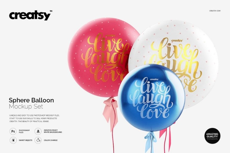 17+ Balloon Mockups PSD for Branding - Graphic Cloud