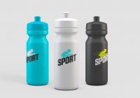 Sports Water Bottle Mockup