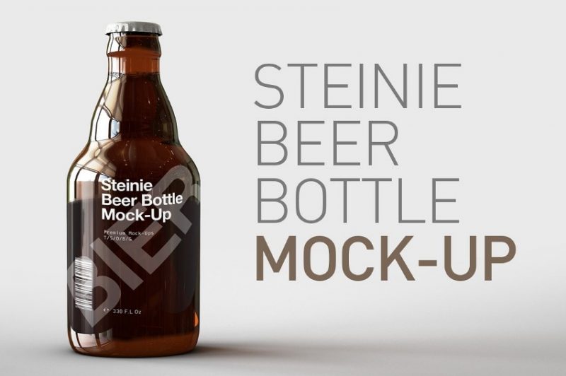 Steinie Beer Bottle Mockup