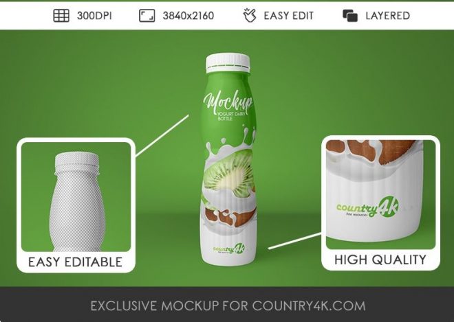 Download 25+ Yogurt Mockup PSD Free Download for Branding - Graphic ...