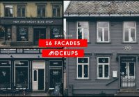 16 Facades Mockup PSD