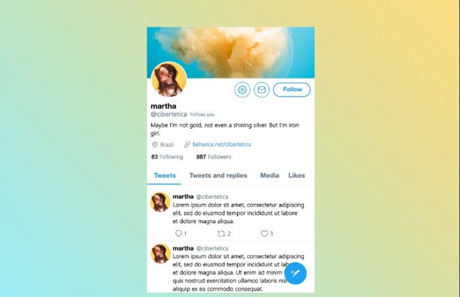 Download 12+ Twitter Mockup PSD Free for Presentation - Graphic Cloud