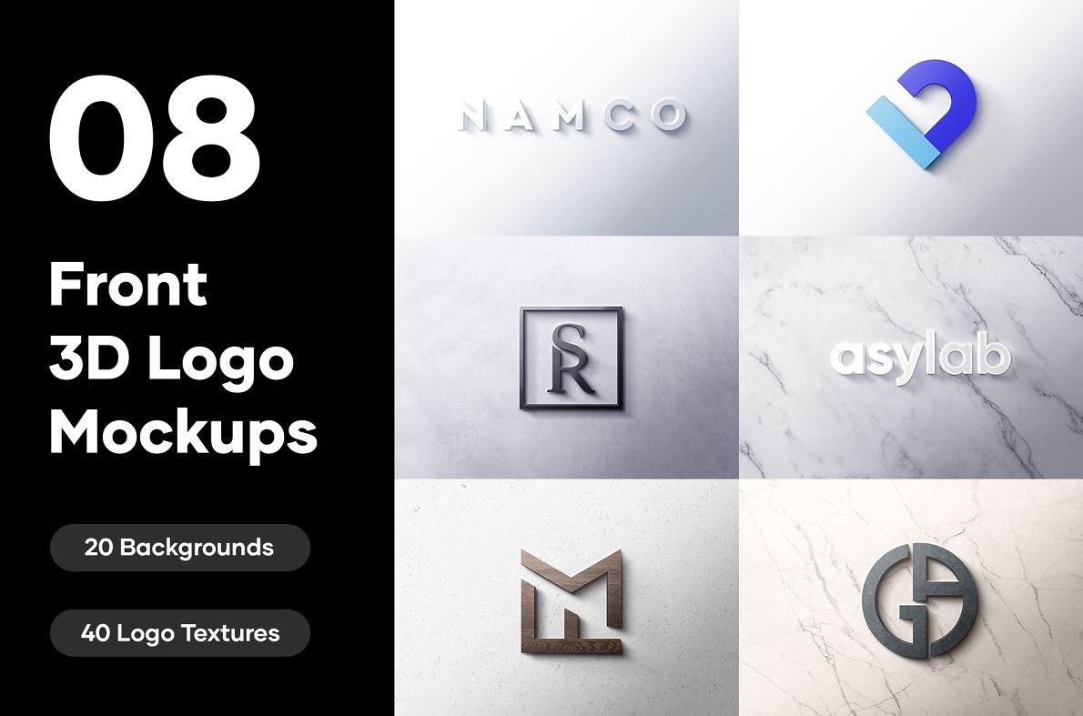 Download 5 Best Of 3d Logo Mockup Vk - Controling Mockup