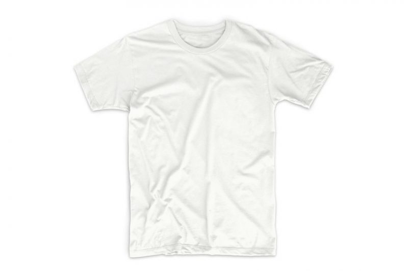 Black and White T Shirt Mockup Free