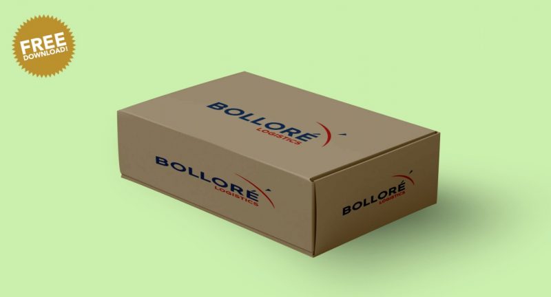Free Packaging Box Mockup PSD 