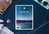 Catalog Title Mockup PSD