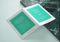 Clean Leaflet Mockup PSD