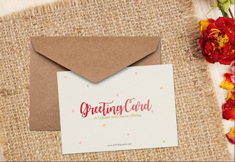 Creative Greeting Card Mockup