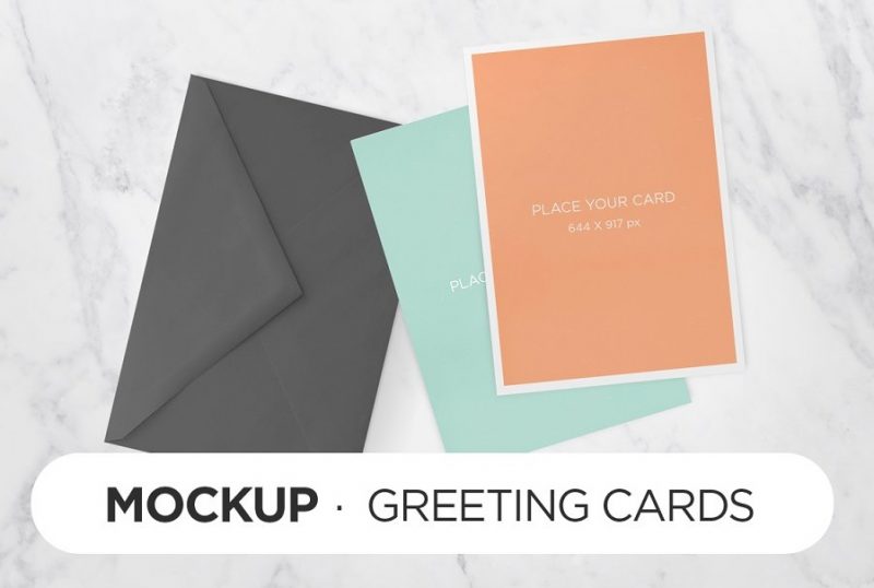 Editable Invitation Cards Mockup