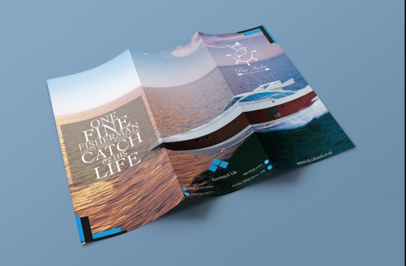 Editable Tri Fold Brochure Mockup