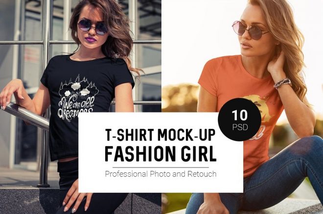 25 Women T Shirt Mockup Psd For Apparel Graphic Cloud