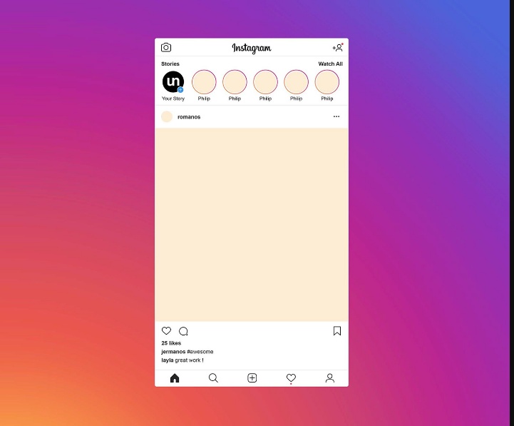 Free Instagram Post Mockup