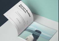 Free Square PSD Brochure Mockup