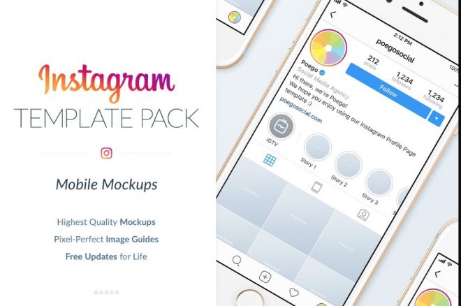 57+ Free Instagram Mockup PSD Templates 2022 - Graphic Cloud