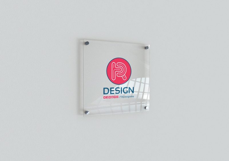 Indoor Signage Mockup Free