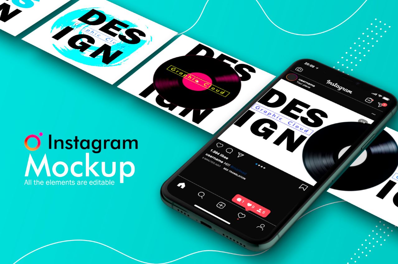Instagram-PSD-Mockup-Template