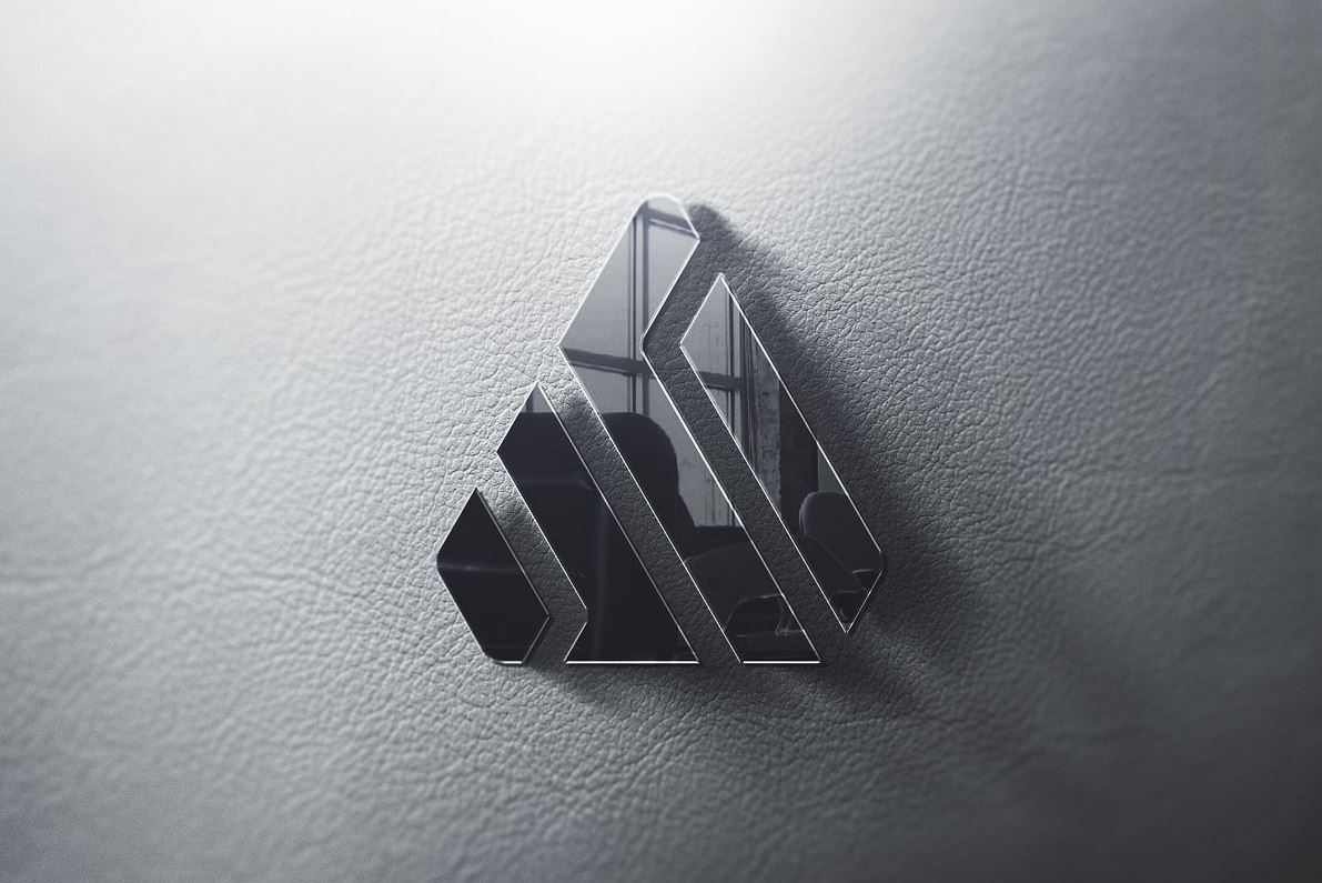 3d logo mockup