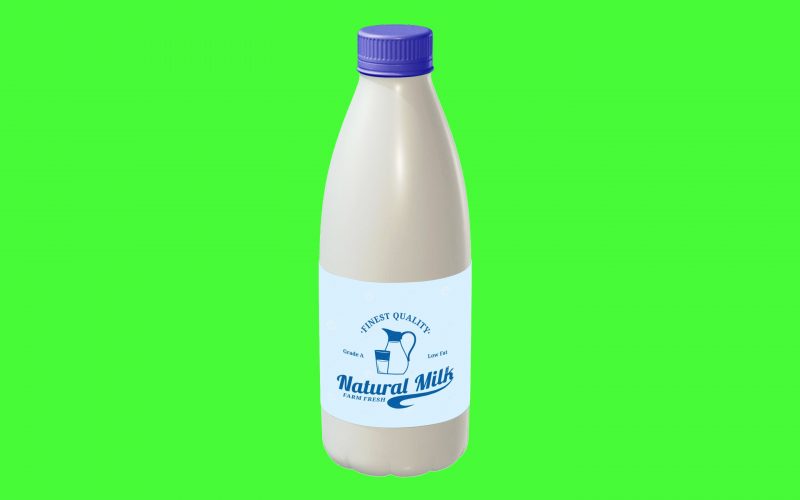 Download Milk Bottle Mockup PSD Free Download - Graphic Cloud
