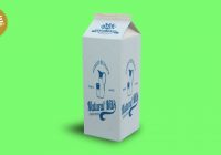 Milk Packaging mockup