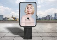 Outdoor Advertisment Poster Mockup