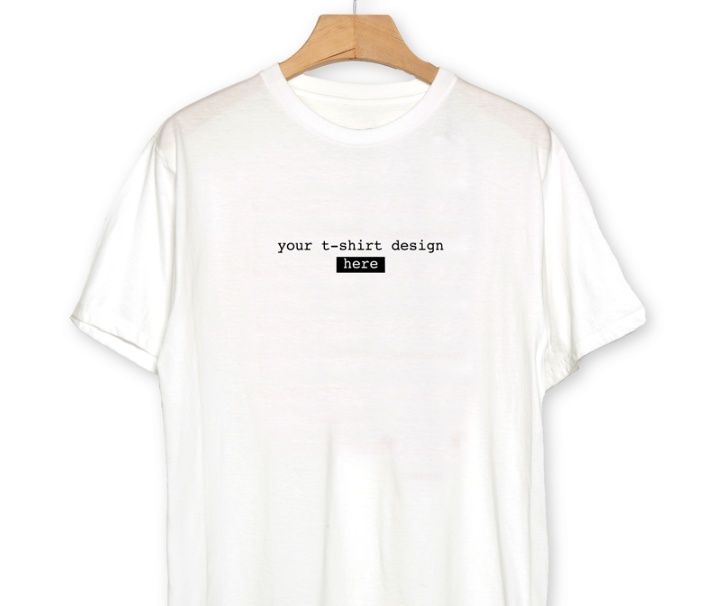 Plain White T Shirt Mockup PSD Free
