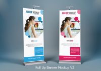 Professional Roll Up Banner Mockup