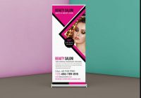 Promotional Roll Up Banner Mockup