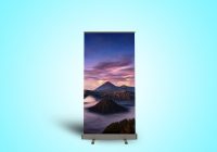 Rollup Banner Mockup PSD