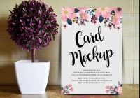 Standing Greeting Card Mockup